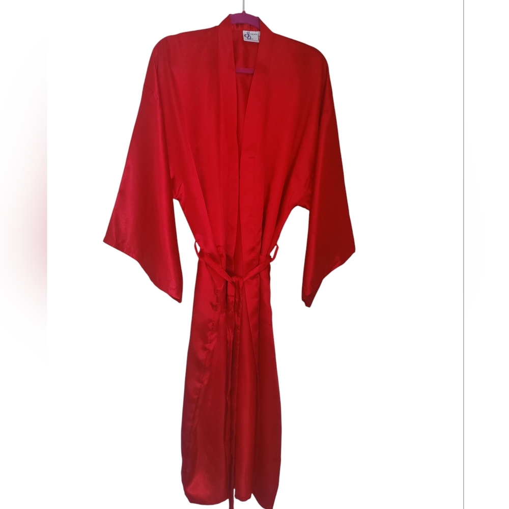 Sanctiarie Designs Red Robe with Tie Belt Size 1X/2X
